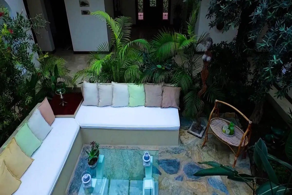 Garden area